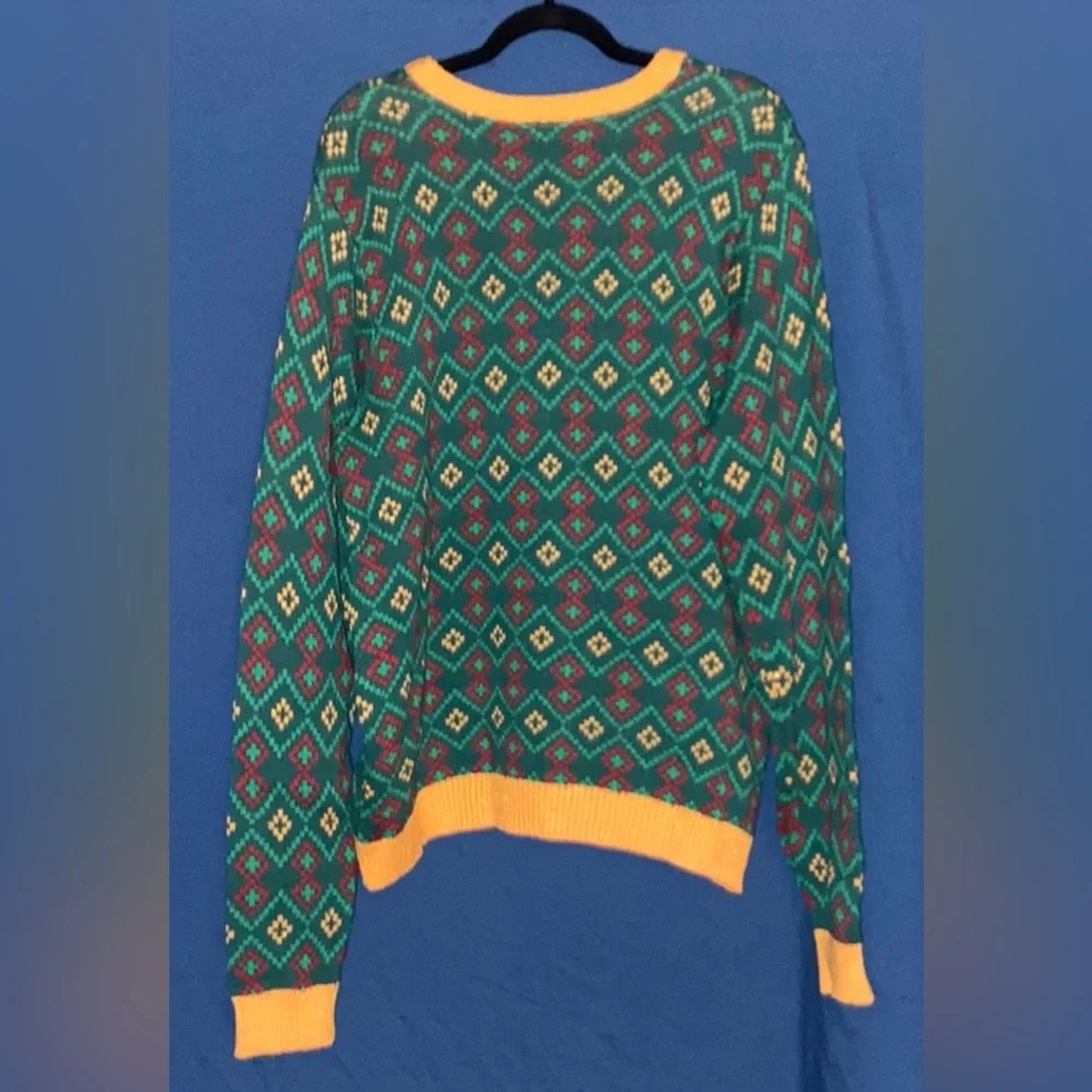 Christmas 🎄 Sweater "HAPPY BDAY BRO" Jesus with Present 🎁 Size XXL - Picture 3 of 5